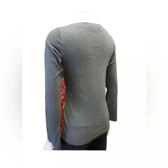 Cirque Du Soleil Top Red Gray Acrobat Art Asymmetrical Hem  Size Small - Picture 5 of 14